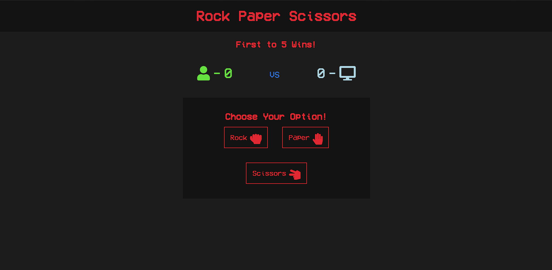 Rock Paper Scissors